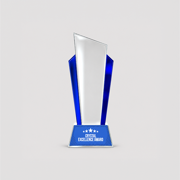 Corporate Glass Award Mockup